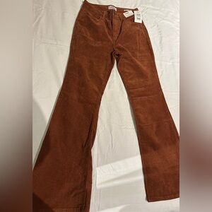 WOMEN'S WRANGLER CORDUROY HIGH RISE FIERCE FLARE JEAN size 8